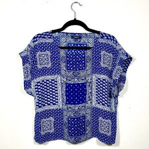 Madewell silk Kyoto top Size S